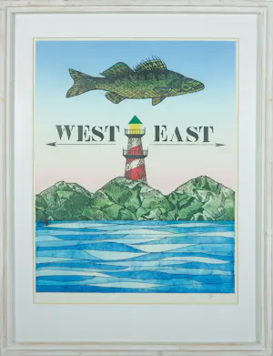 AcheterHelmut Böhm - Ets, West East- Ingelijst? Enchérissez de 30!