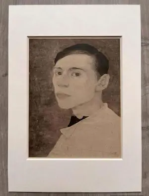 Jan Mankes - Originele Heliogravure Zelfportret 1923 kopen? Bied vanaf 125!