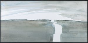 Wim de Bruin - Aquarel op papier, Landschap kopen? Bied vanaf 1!