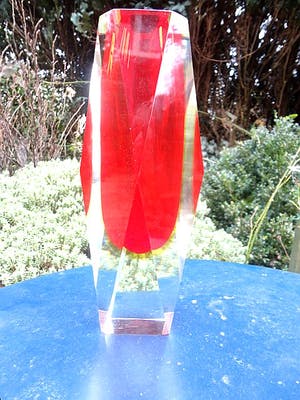 Flavio Poli - Facet geslepen blokvaas kopen? Bied vanaf 129!