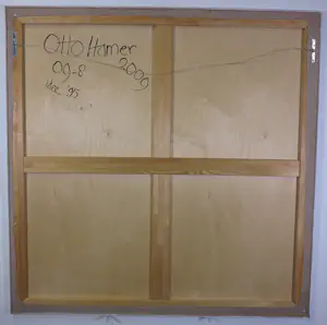 Otto Hamer - Acryl op doek (op paneel), 09-8 / Abstract-geometrische compositie (Groot!) kopen? Bied vanaf 400!