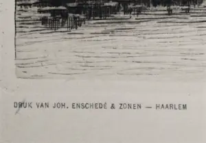 Elias Stark - Het Gein bij Abcoude, 1888 - ets kopen? Bied vanaf 45!