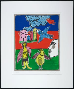 Corneille - Zeefdruk, Iza III kopen? Bied vanaf 1!