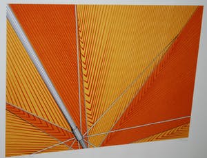 Jan Stolk - Zeefdruk, Parasol uit 1984. kopen? Bied vanaf 15!