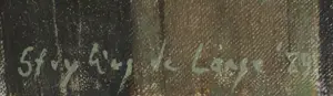 Geldolph Stuyling de Lange - Olieverf op doek, Piazza della Signoria - Ingelijst (Zeer groot) kopen? Bied vanaf 500!