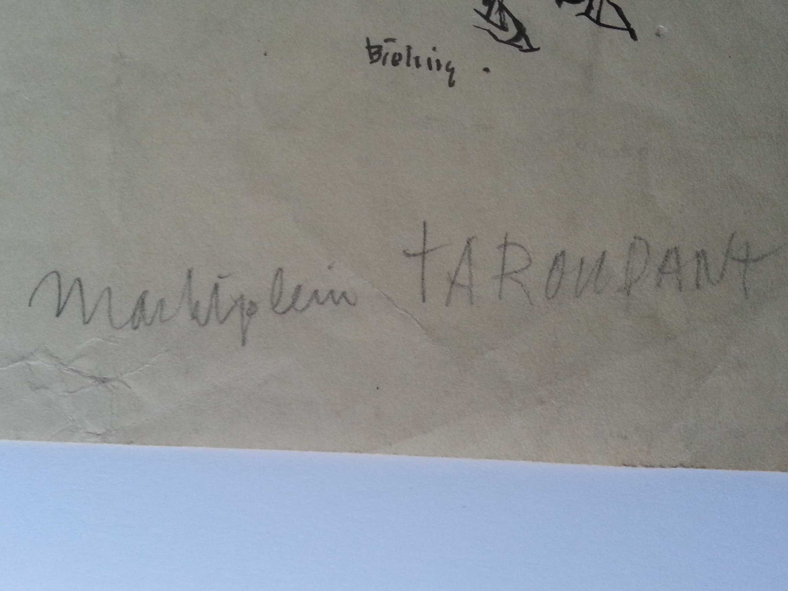 Herman Bieling - 4x Schetsen op papier kopen? Bied vanaf 1!