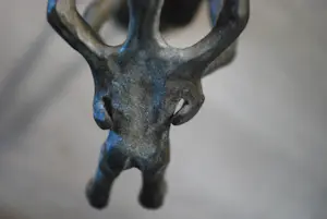 Brons (Onbekend) - moeder en kind - zwaar (1 kg) bronzen beeld kopen? Bied vanaf 100!