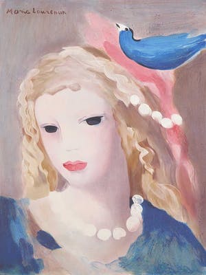 Marie Laurencin - Litho, Vrouw met parelketting / Orphelins d'Auteuil kopen? Bied vanaf 1!