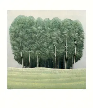 Gerhard Taubert - Twee grote handgesigneerde werken: : Boslandschap, Weidelandschap kopen? Bied vanaf 19!