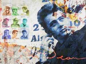 Karin Vermeer - Gemengde techniek op doek, James Dean - Ingelijst kopen? Bied vanaf 100!