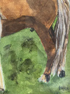 Harm Kamerlingh Onnes - Paarden in de wei in de lente kopen? Bied vanaf 425!