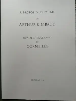 Corneille - À propos d'un poème de Arthur Rimbaud kopen? Bied vanaf 995!