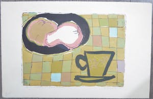 Daniel den Dikkenboer - Stilleven met kop en schotel kopen? Bied vanaf 50!