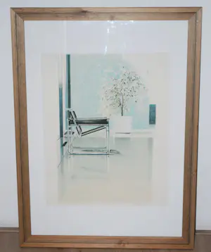 Willem van Veldhuizen - Marcel Breuer's Wassily stoel (1925) - litho - handgesigneerd en ingelijst kopen? Bied vanaf 175!