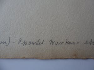 Sepp Frank - Ets. Titel. "Apostel Markus". kopen? Bied vanaf 15!