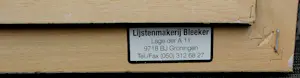 Hinke Posthuma - Olieverf op paneel: Geitenkop (nette lijst!) kopen? Bied vanaf 599!