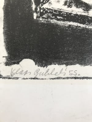 Klaas Gubbels - Litho uit 1955 kopen? Bied vanaf 250!