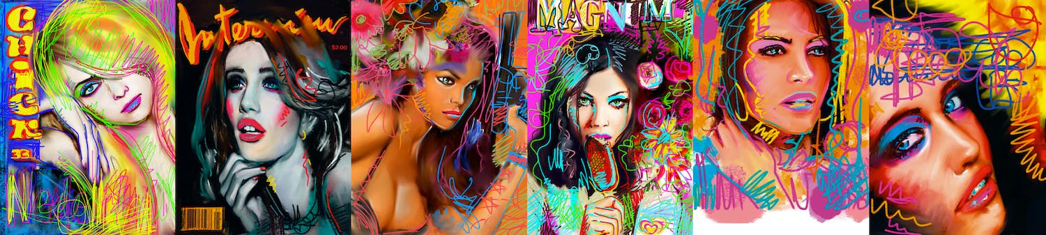 Peter Klashorst - Chicks with Dicks (set van 6 stuks) verkocht voor € 1!