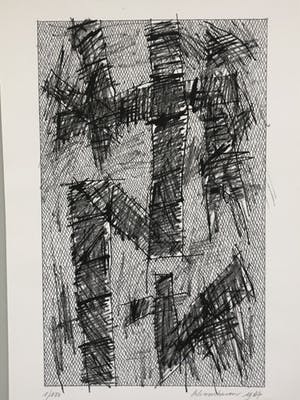 Jan Schoonhoven - Formatie map met 12 zeefdrukken 1/100 kopen? Bied vanaf 3450!