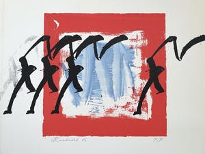 Carla Raadsveld - Monotype en zeefdruk - Z.t. kopen? Bied vanaf 35!