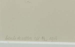 Henk de Vroom - Linosnede, Zonder titel - Ingelijst kopen? Bied vanaf 20!