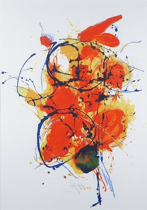 Arty Grimm - Zeefdruk, Zonder titel - Ingelijst kopen? Bied vanaf 50!