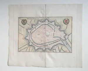 Caspar Merian - Middelburg Oude Gravure Handgekleurd 1659 kopen? Bied vanaf 30!