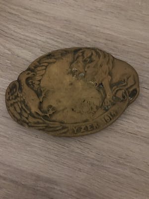 Niet of onleesbaar gesigneerd - Herdenkingsasbak slag bij Iper kopen? Bied vanaf 1!