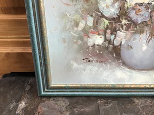 Eddy Samson - Pot met bloemen. kopen? Bied vanaf 1!