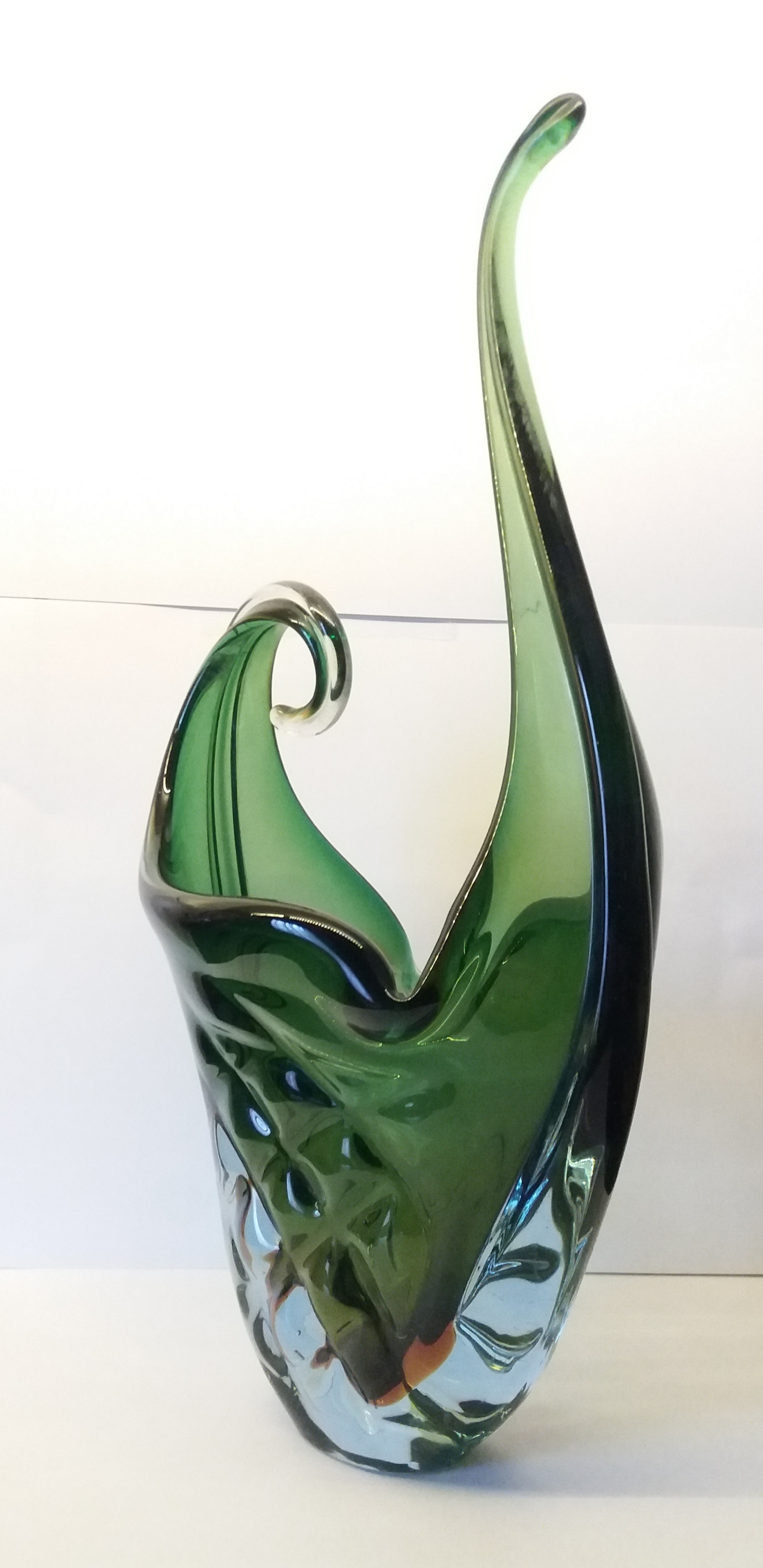 Niet of onleesbaar gesigneerd - Groene Murano Made in italie Glass kopen? Bied vanaf 1!