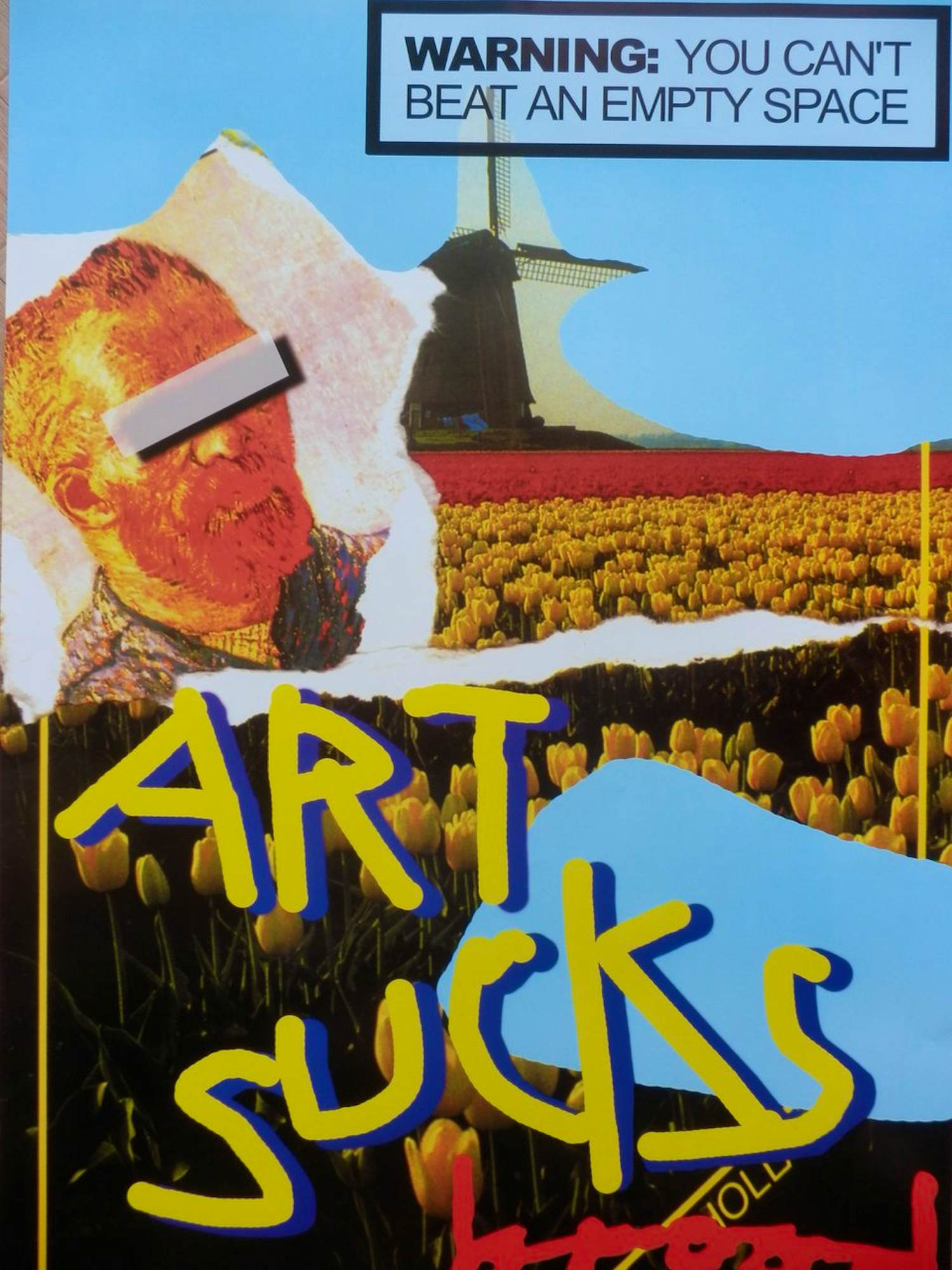 Buy Herman Brood - Protestposter ART SUCKS? Bid from 65!