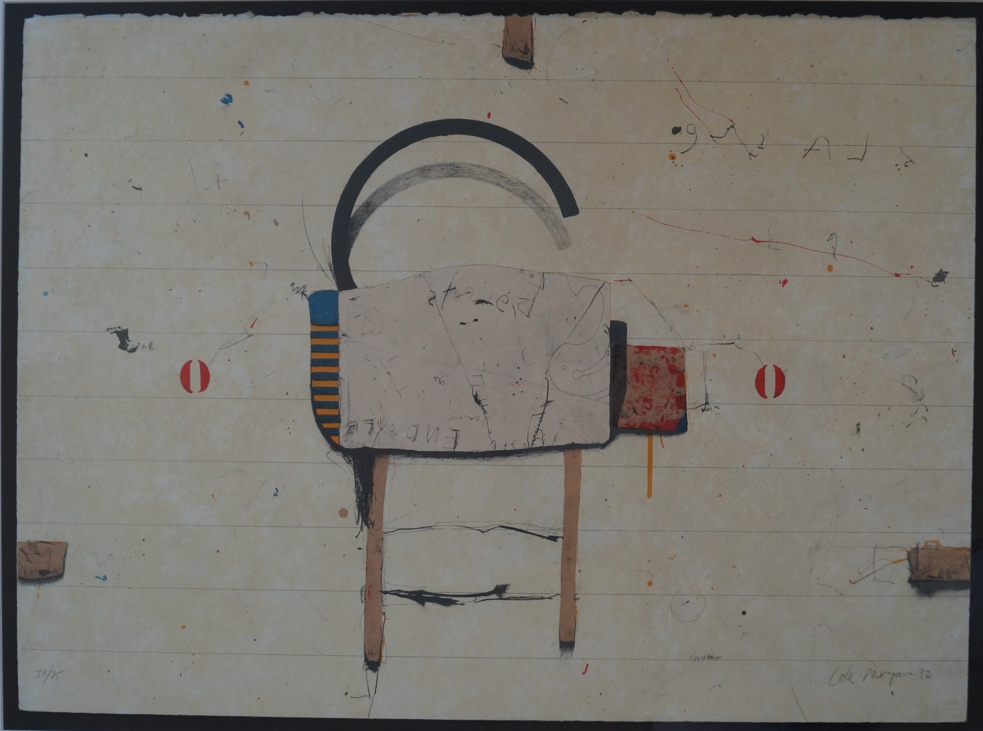 Cole Morgan - Black Arc - ingelijst verkocht voor € 175!