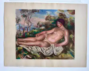 Pierre Auguste Renoir - Naakte vrouw verkauft für € 40!