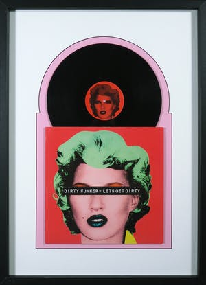 Banksy - Dirty Funker - Let's get dirty - Ingelijst kopen? Bied vanaf 1!