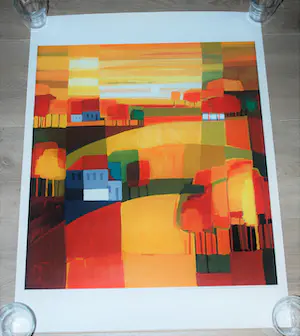 Ton Schulten - 4 boekwerken (1x gesigneerd) + een zeer grote offset 'Zomer' kopen? Bied vanaf 75!