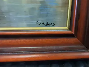 Frank van den Burg - Winterlandschap kopen? Bied vanaf 60!