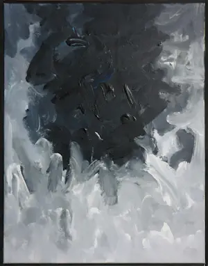 Janus Nuiten - 2 werken in olieverf op doek, Onweer - Ingelijst kopen? Bied vanaf 70!