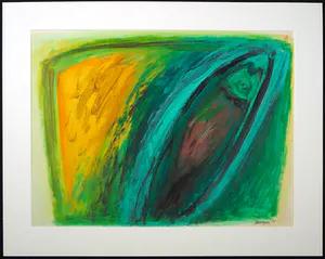 Krikor Momdjian - Gouache, De vis kopen? Bied vanaf 1!