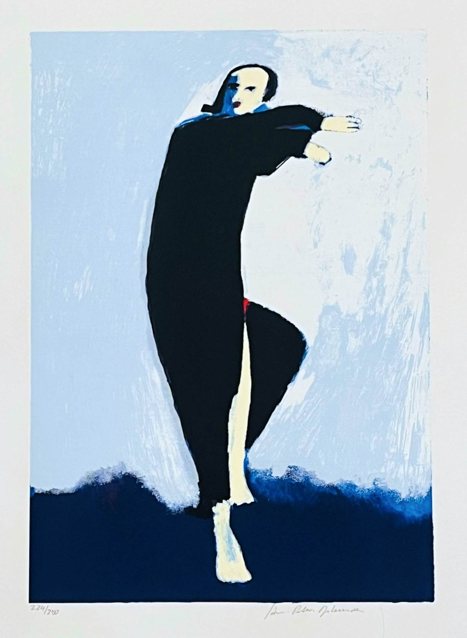 Buy Jan Peter van Opheusden - Danser, gesigneerde zeefdruk? Bid from 45!