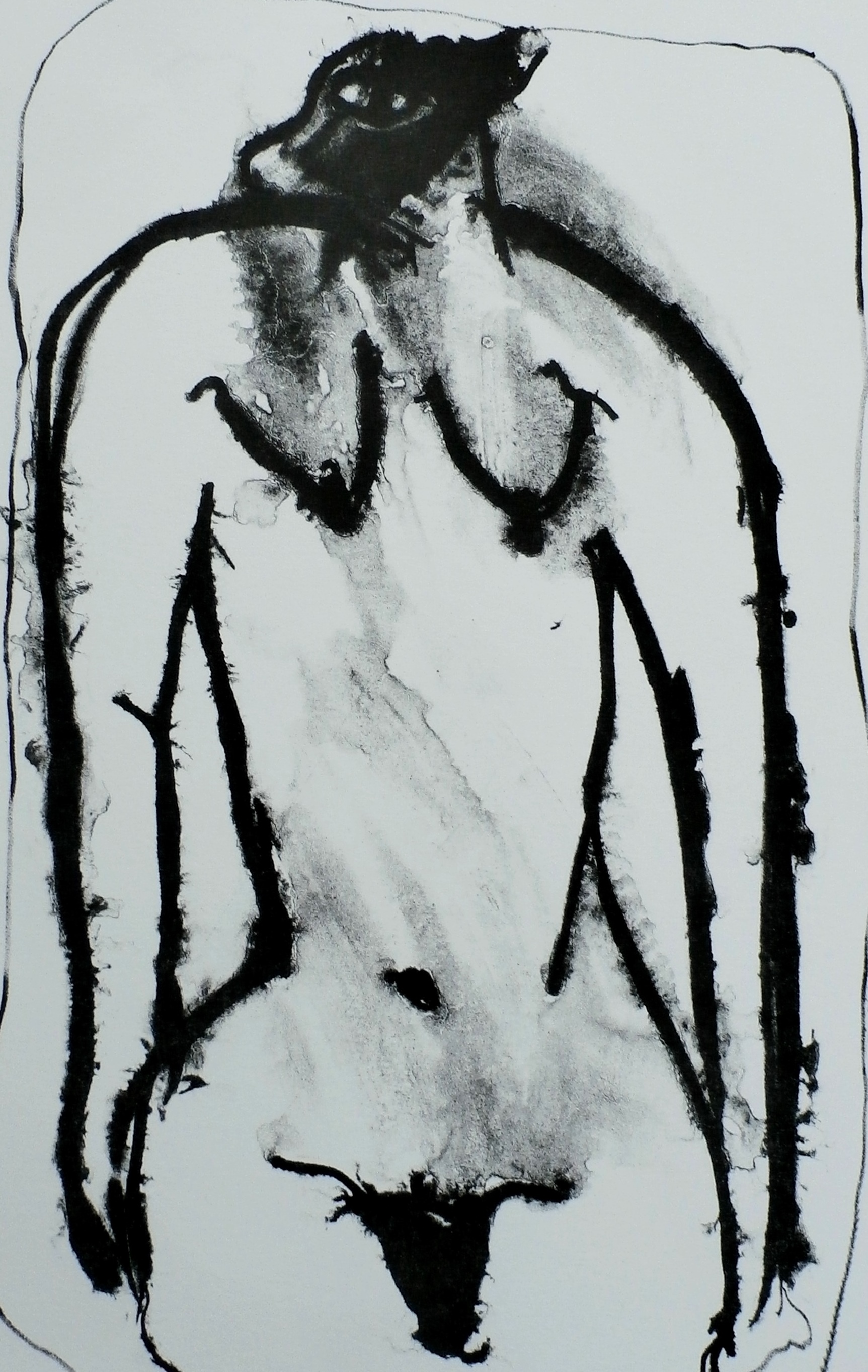 Lucebert - litho + gedicht: Incarnatie - 1982 verkocht voor € 225!