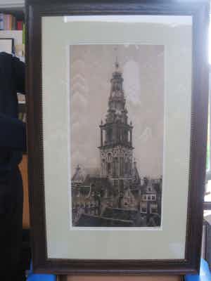 Dirk Harting - Zuiderkerktoren - Amsterdam verkocht voor € 40!