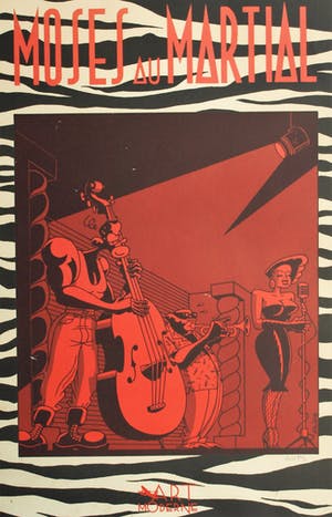 Filips - Zeefdruk , Moses au Martial – gesigneerd & ingelijst – ca 1985 kopen? Bied vanaf 50!