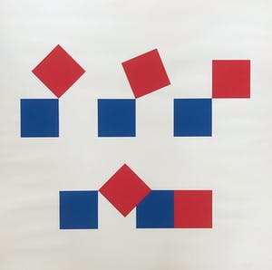 Els de Groot - Mooie gesigneerde zeefdruk - 1975 - "Movement" - 35/50 kopen? Bied vanaf 55!