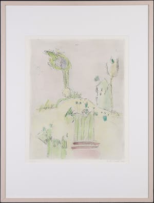 Milena Tlusta - Ets en aquatint, Z.T. landschap - Ingelijst kopen? Bied vanaf 1!