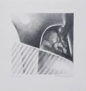 H.D. Schrader - e.a: zes handgesigneerde zeefdrukken: Geometrische Composities kopen? Bied vanaf 35!