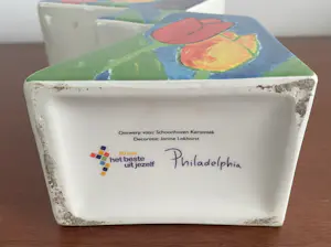 Plateelbakkerij Schoonhoven - Tulpenvaas decor ontwerp Janine Lokhorst kopen? Bied vanaf 35!