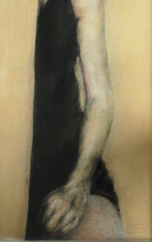 Anne de Boer - ‘Portret serie A nr. 2’ - 1983 - gemengde techniek kopen? Bied vanaf 120!