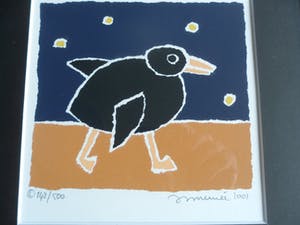 Hans Innemee - Zeefdruk. Titel, "Duck". kopen? Bied vanaf 50!
