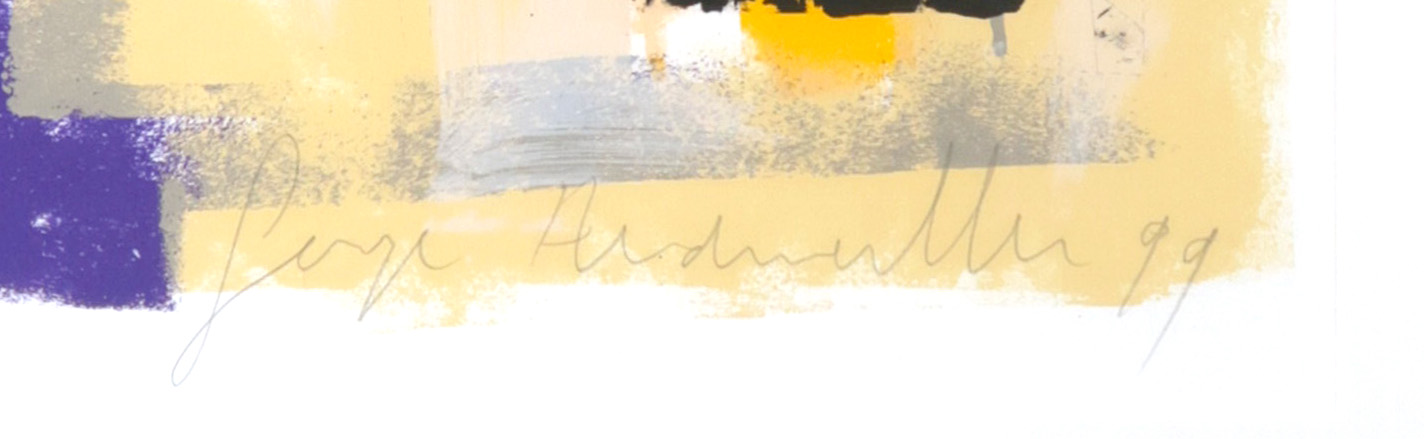 George Heidweiller - Zeefdruk, Silk - Ingelijst  kopen? Bied vanaf 70!