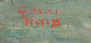 Gerbrand Volger - Olieverf op doek, Portret van een vrouw met bontkraag kopen? Bied vanaf 50!